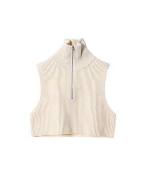 Halfzip Knit Vest