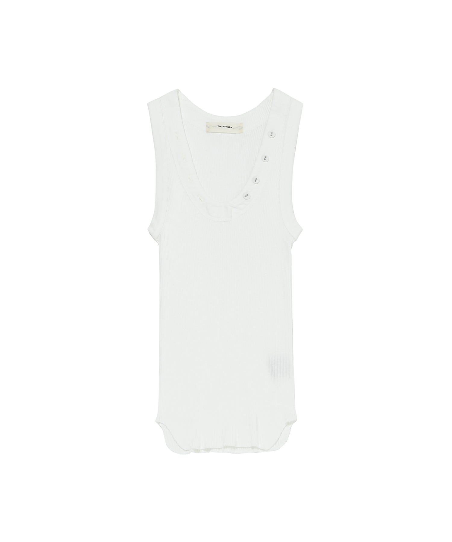 トゥデイフル(todayful)｜Uneck Button Tanktop｜公式通販｜FIGURE