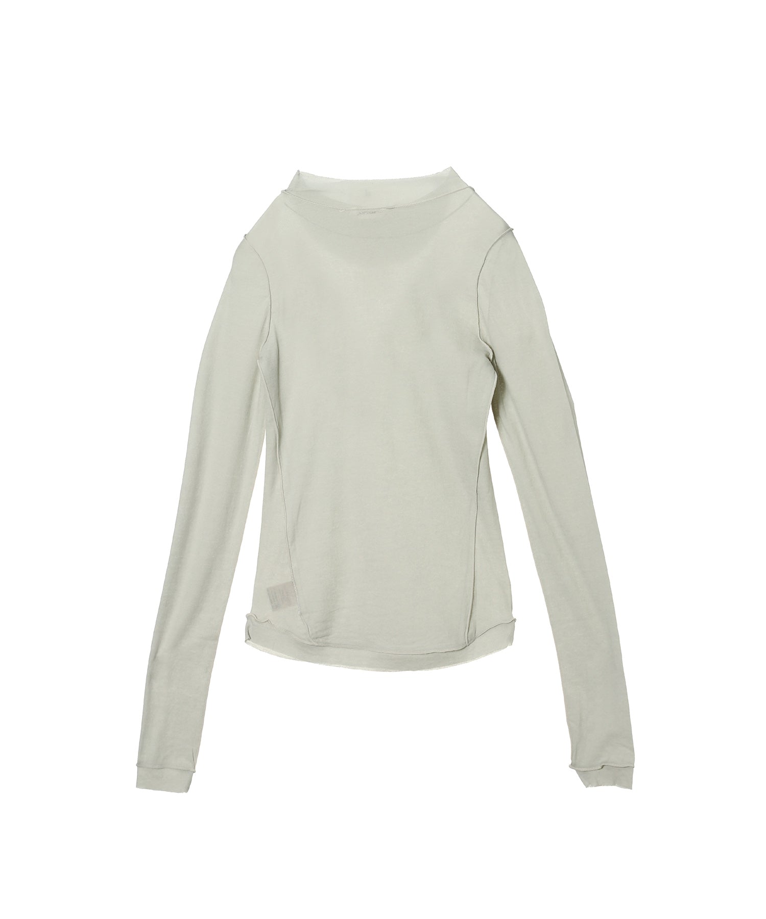 Sheer Crewneck Long T-Shirts