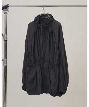 Nylon Gather Blouson