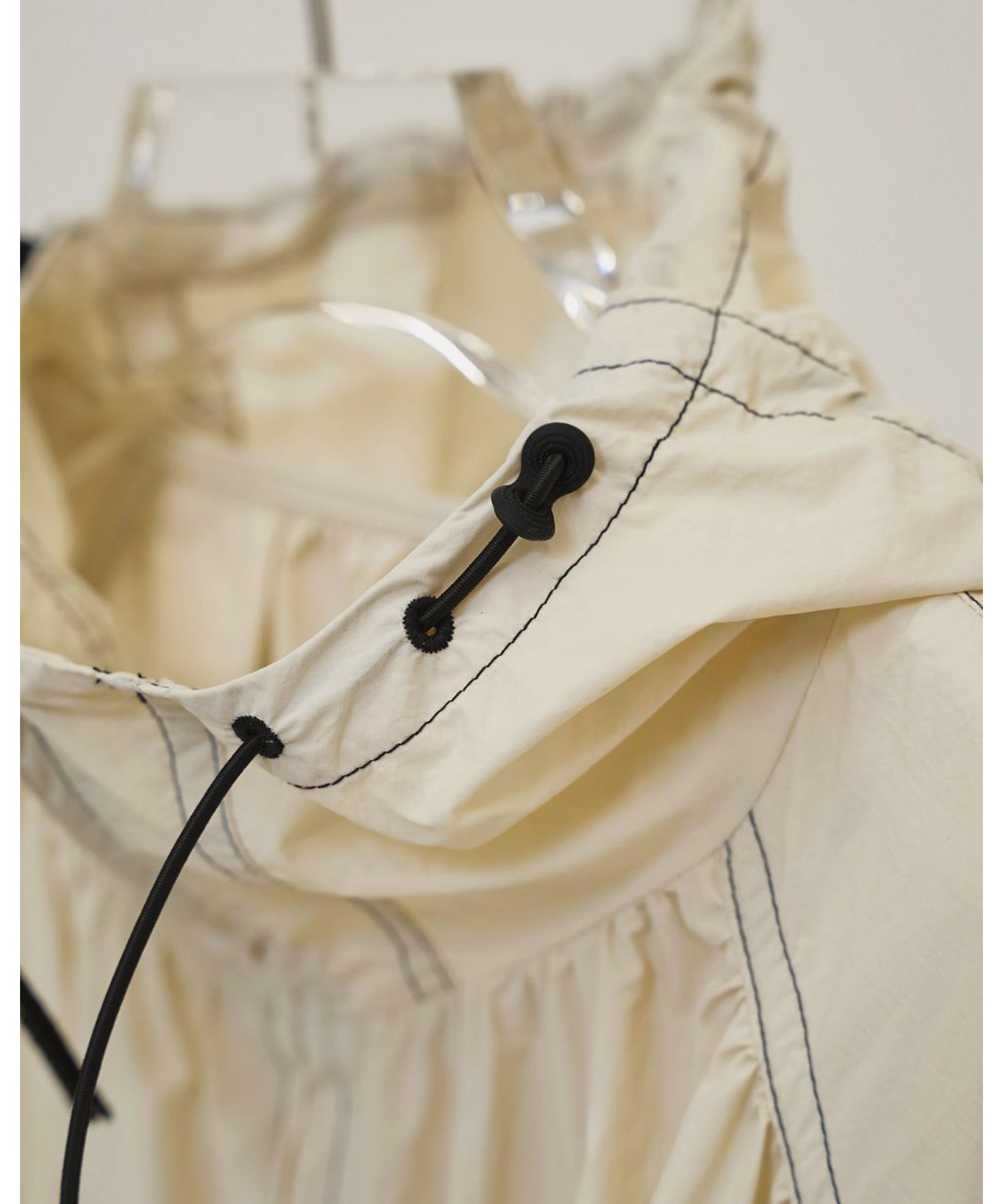 Nylon Gather Blouson