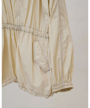 Nylon Gather Blouson