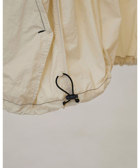 Nylon Gather Blouson