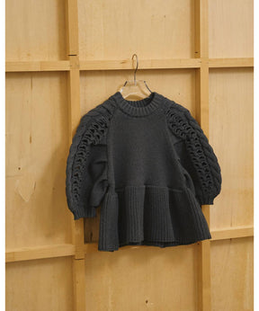 Puffsleeve Knit Tops