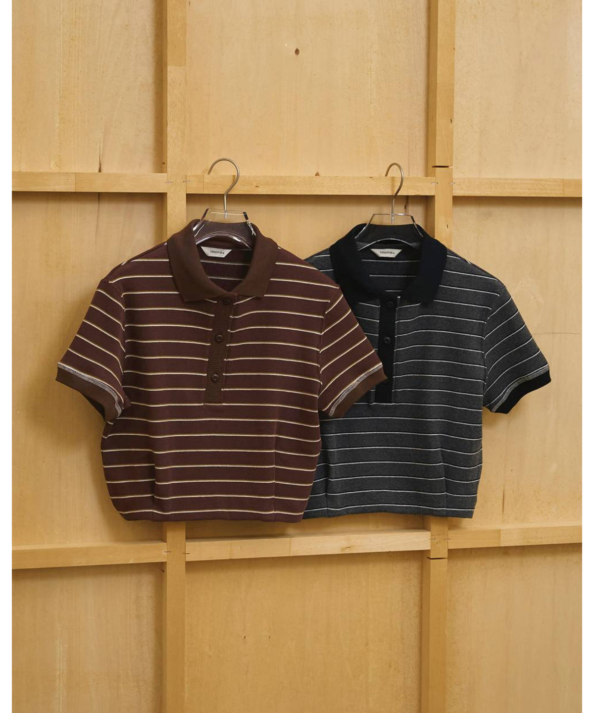 Border Polo Tops