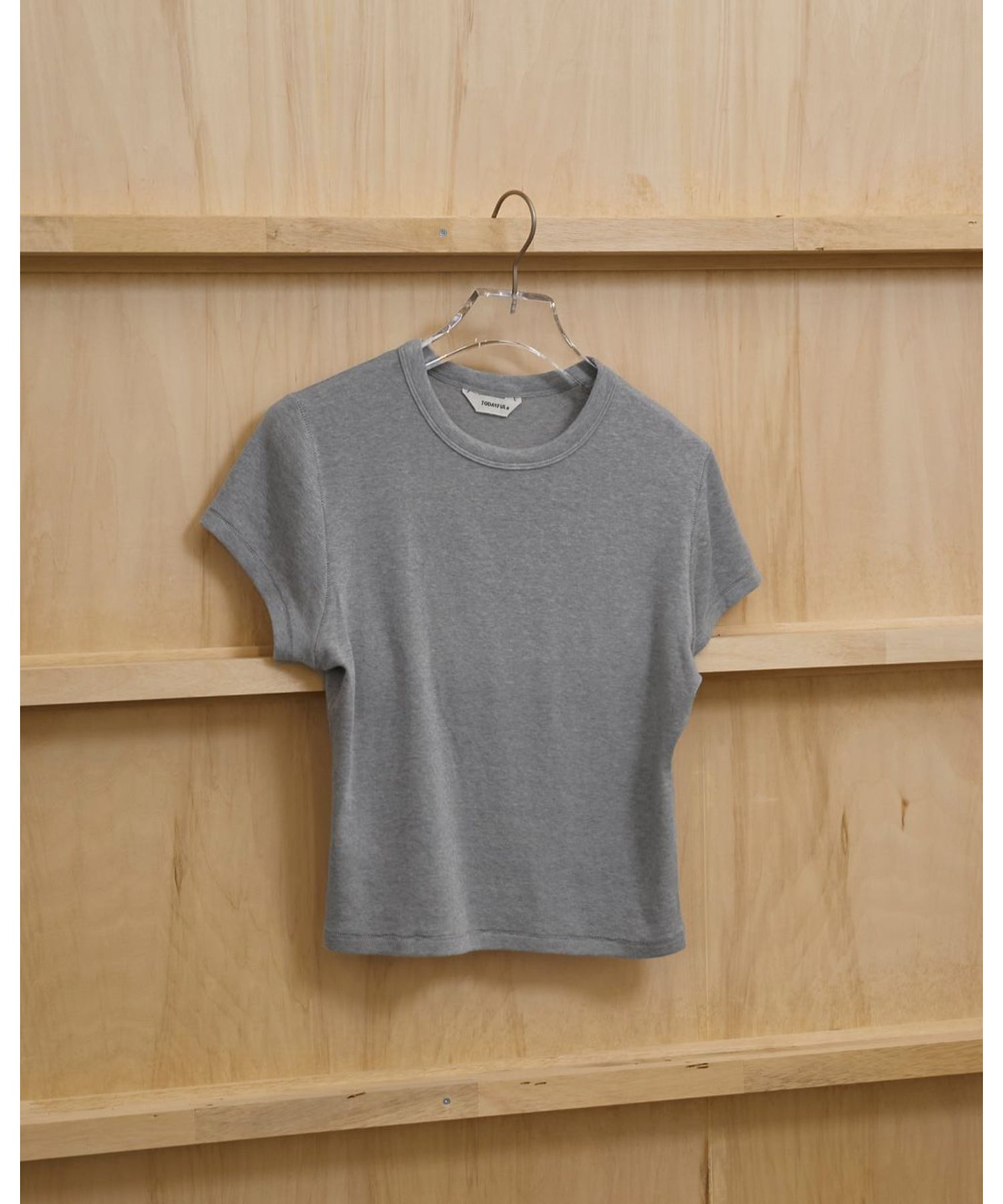 Compact Smooth T-shirts - todayful (トゥデイフル) - tops (トップス
