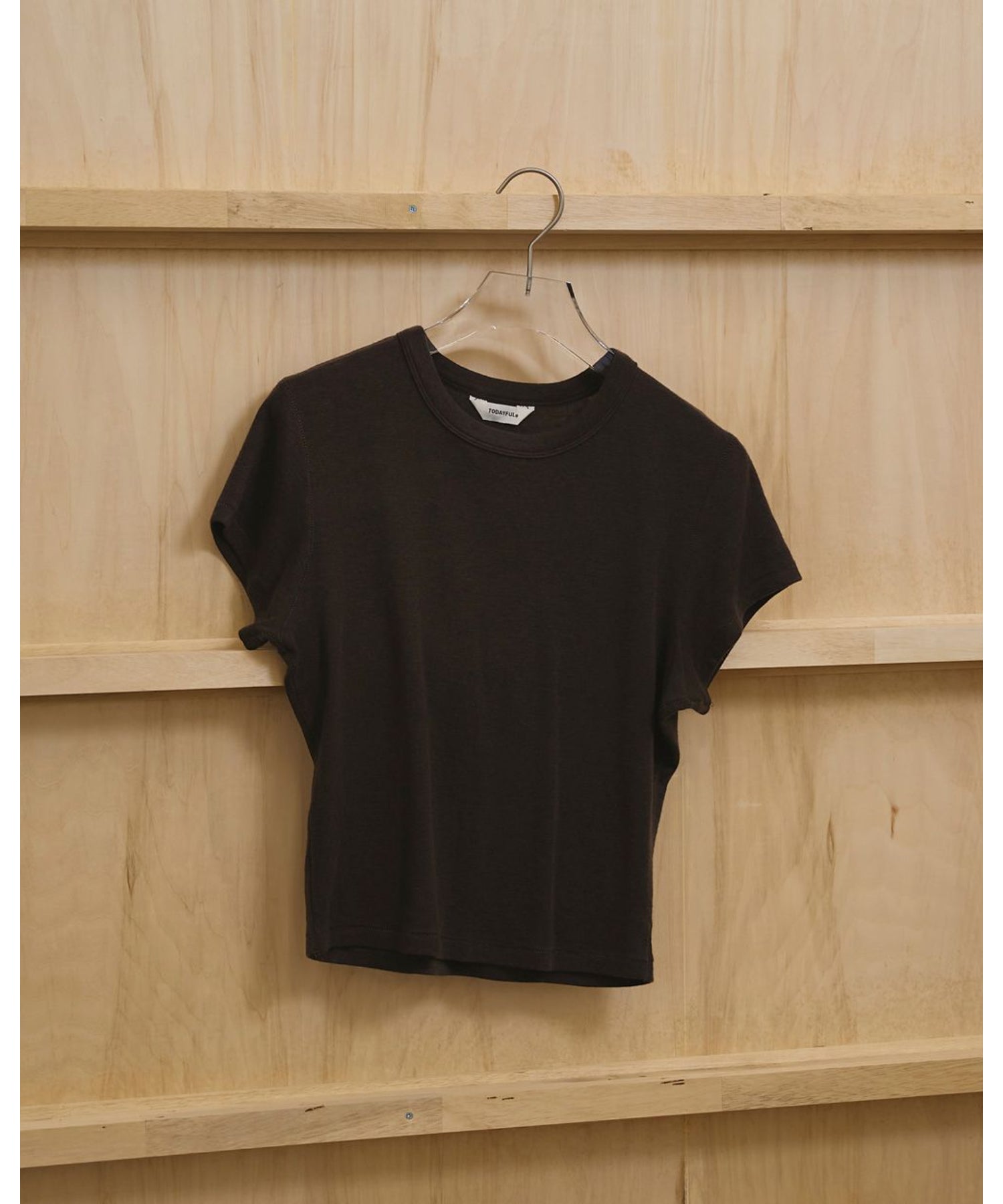 Compact Smooth T-shirts - todayful (トゥデイフル) - tops (トップス