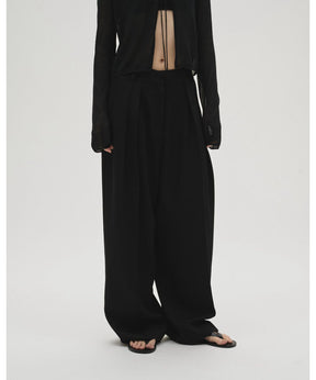 Tuck Wide Trousers