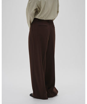 Tuck Wide Trousers
