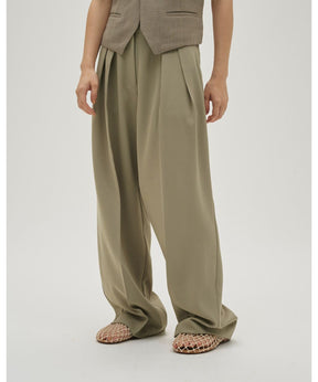 Tuck Wide Trousers