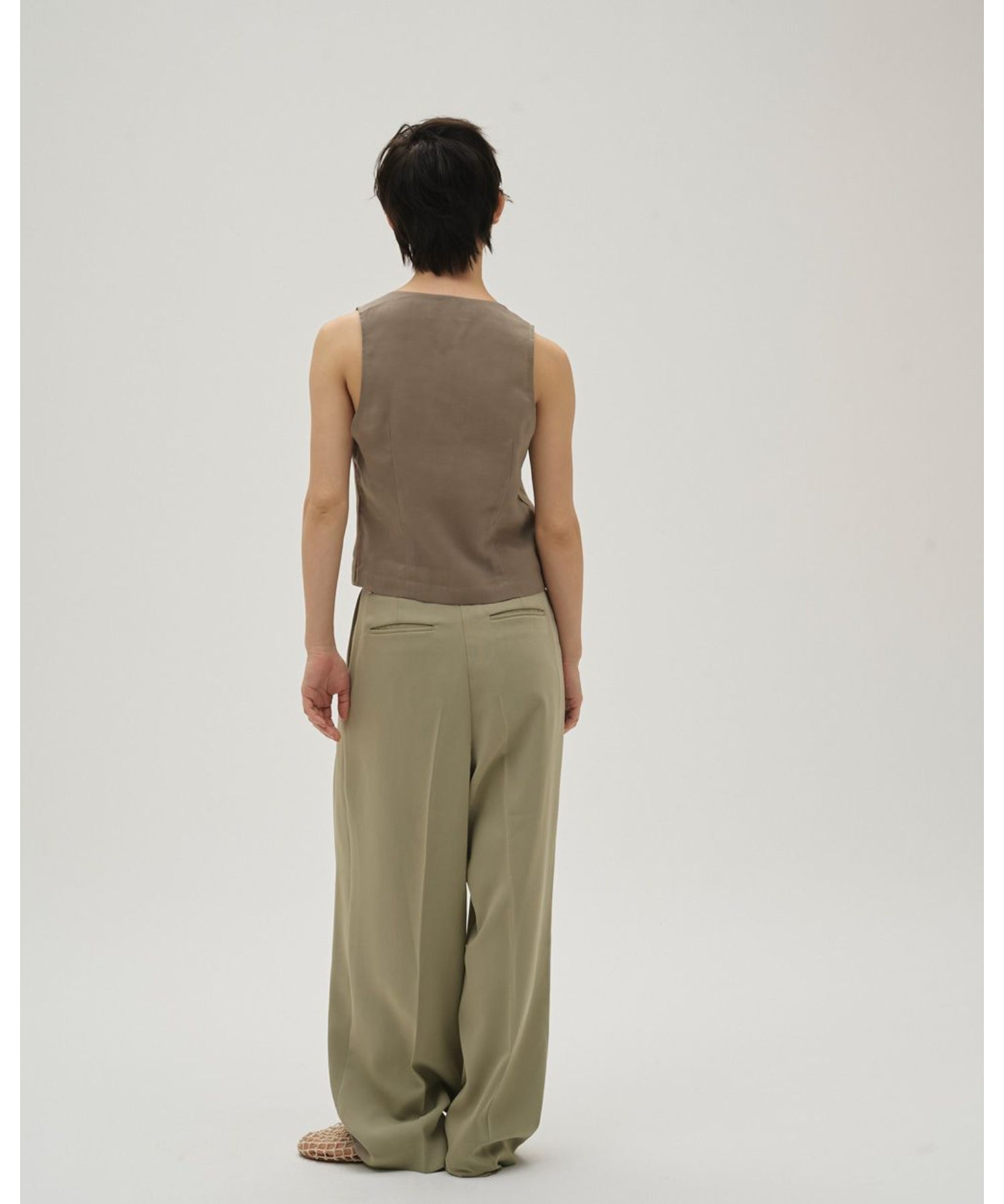 Tuck Wide Trousers