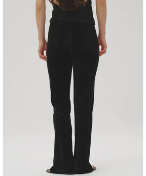 Velour Slit Leggings