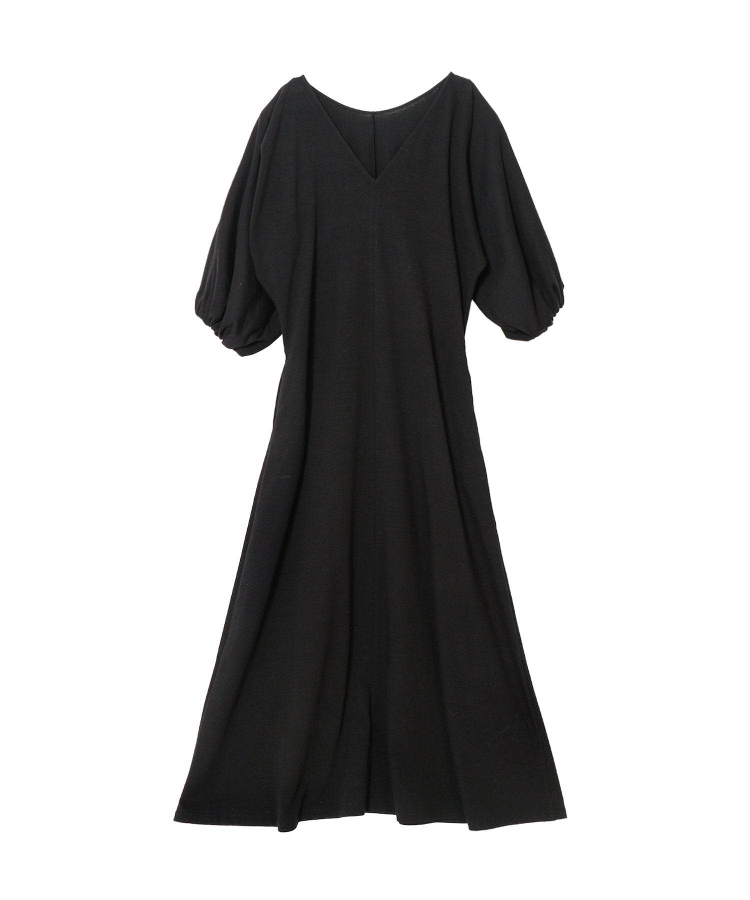 raffy premium jersey balloon sleeve dress