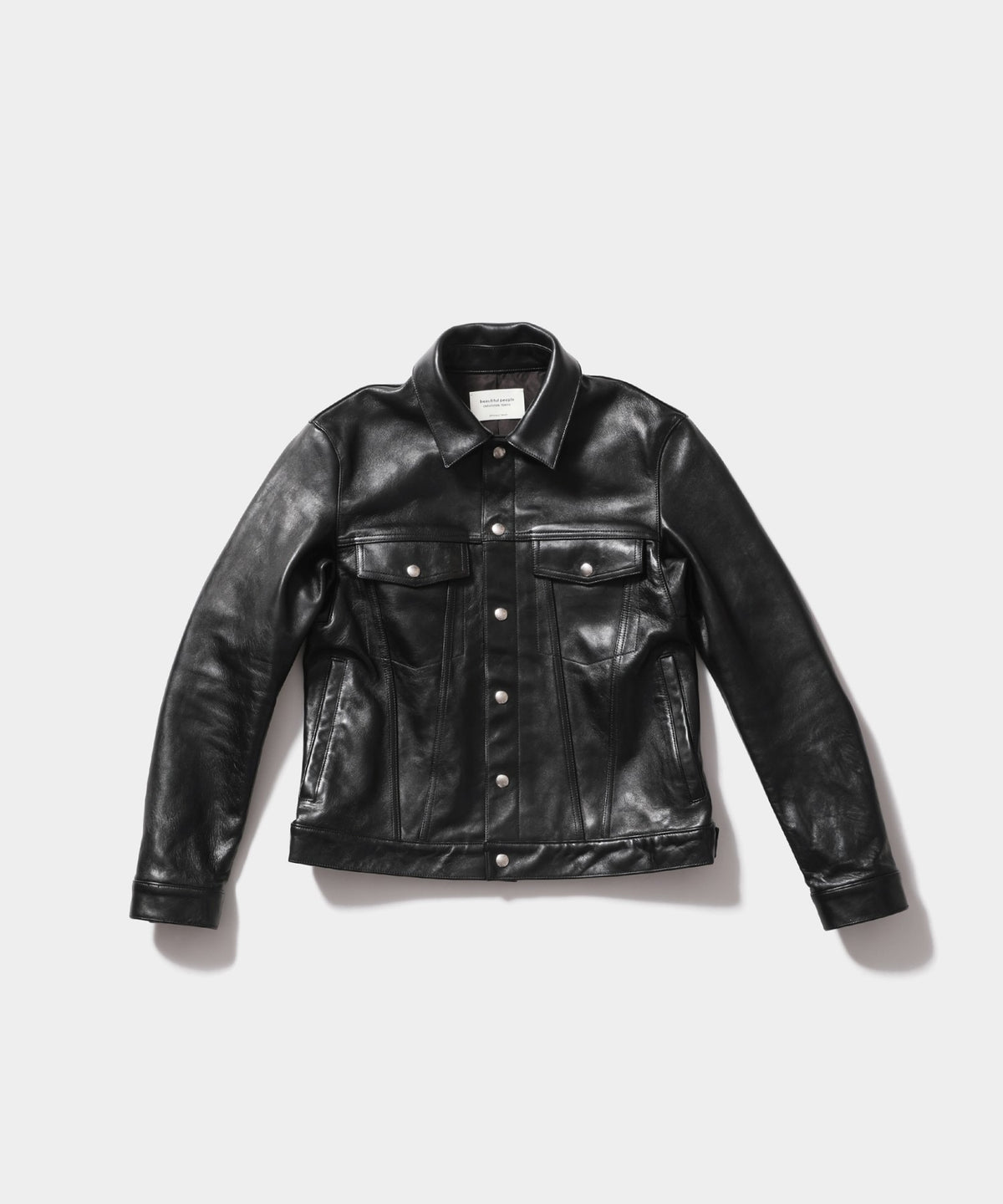 Vintage Leather Jean Jacket