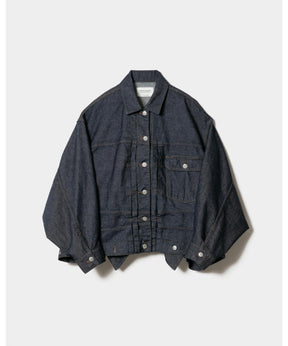 double-end left hand twill denim blouson