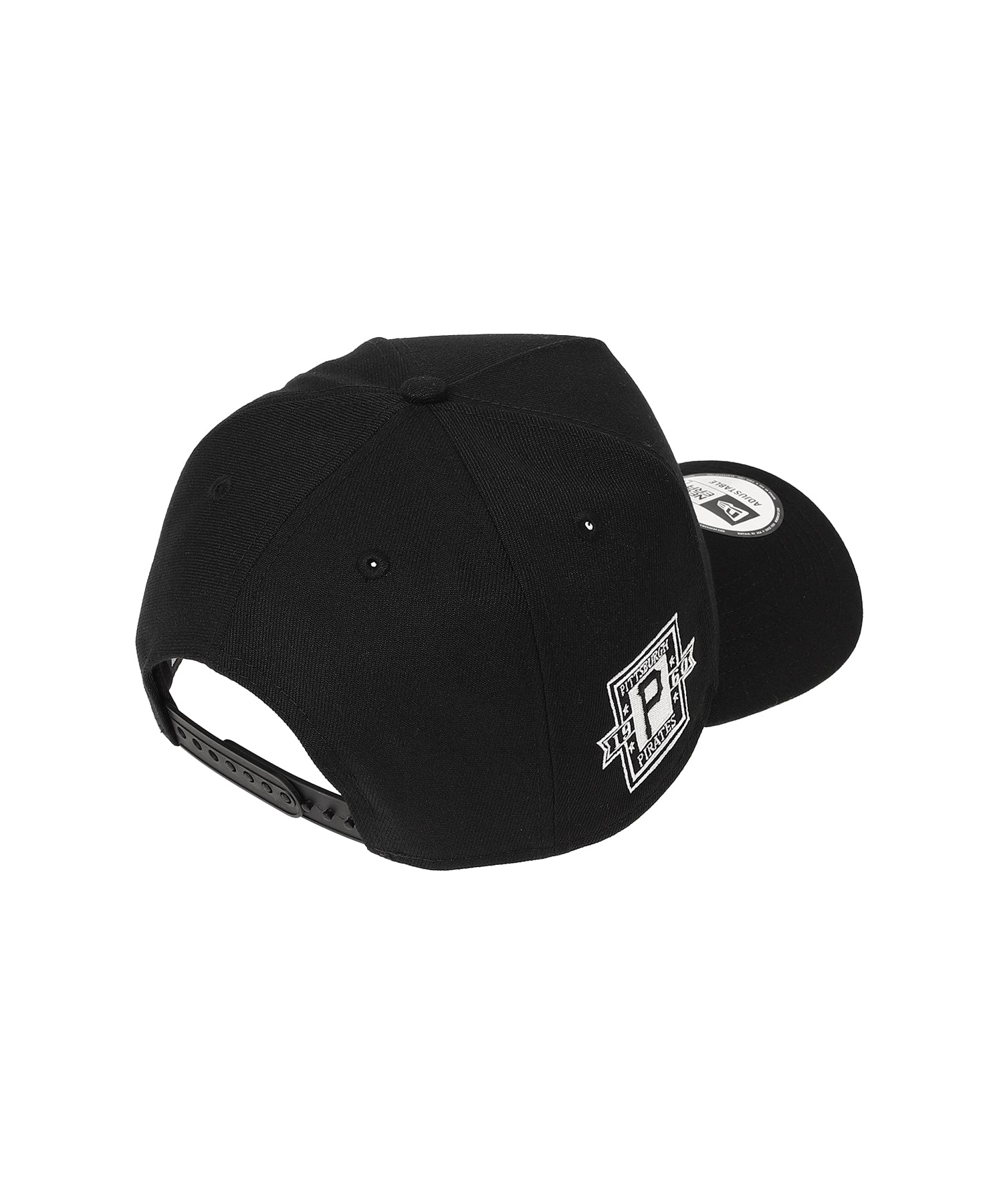 9FORTY A-Frame MLB Black & White モノトーン ピッツバーグ・パイレーツ ブラック