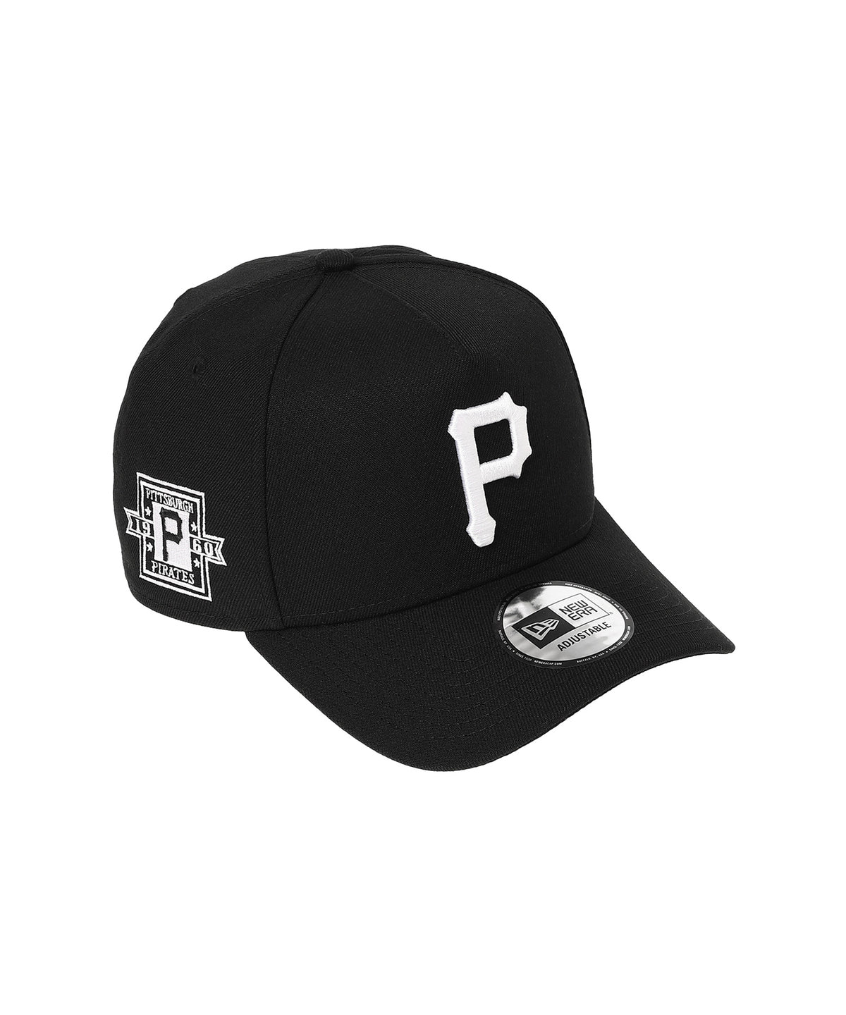 9FORTY A-Frame MLB Black & White モノトーン ピッツバーグ・パイレーツ ブラック