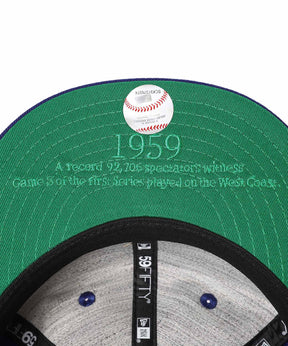 59FIFTY ソフトバックラム World Series ロサンゼルス・ドジャース クーパーズタウン ダークロイヤル