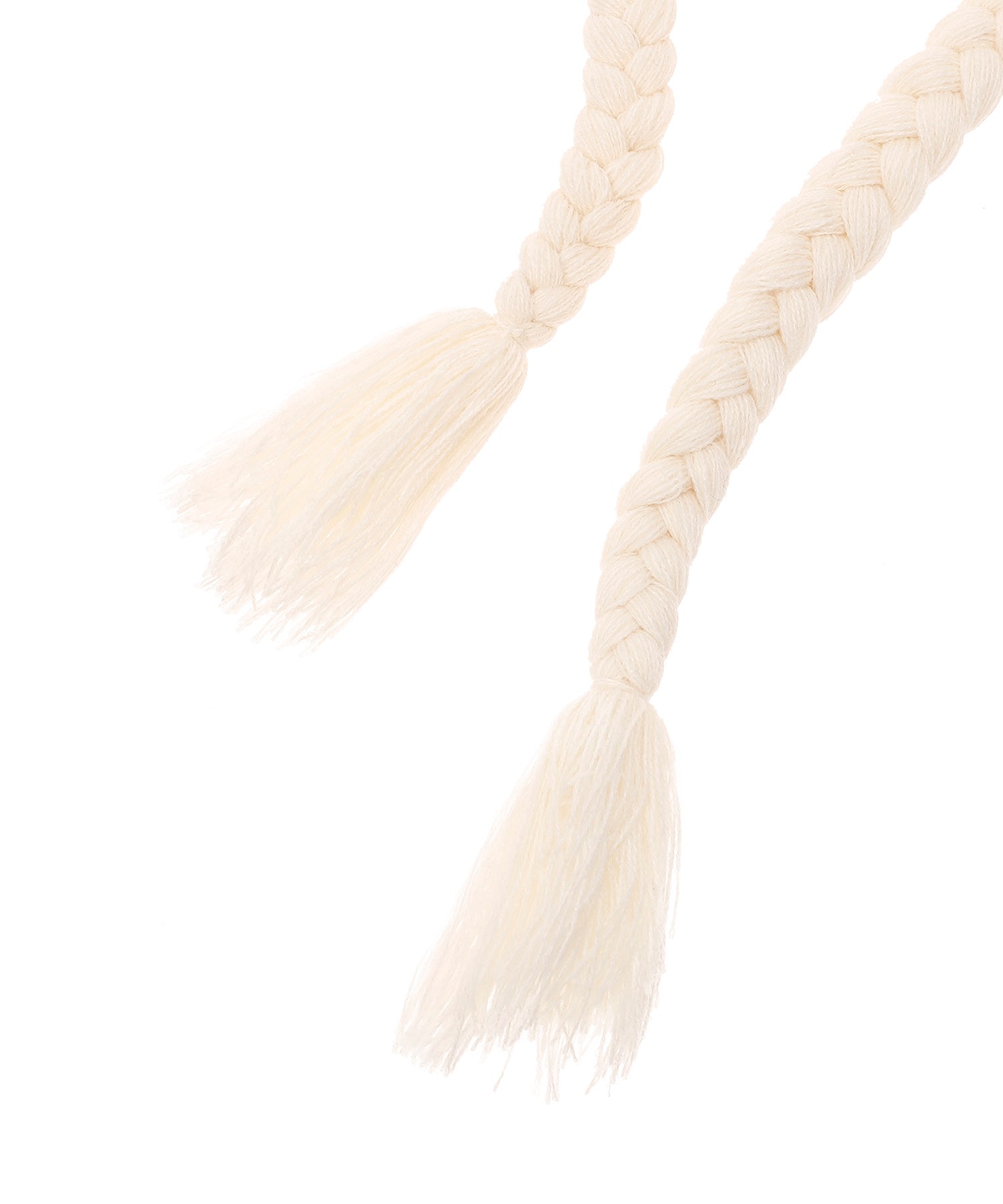 SQUARE RIB KNIT FLAP OFF-WHITE