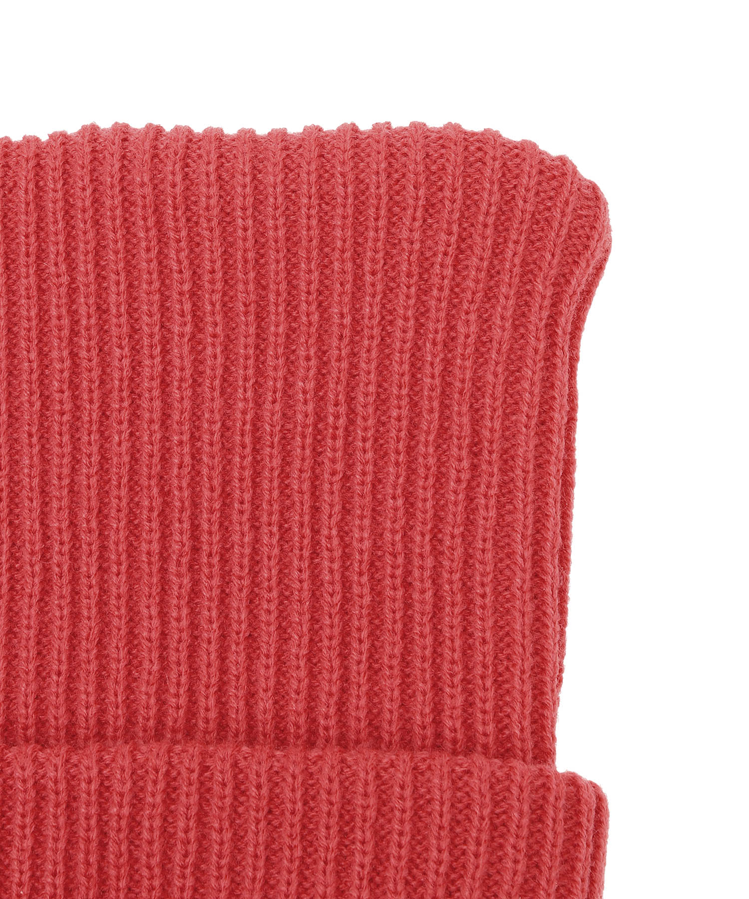 SQUARE RIB KNIT CORAL