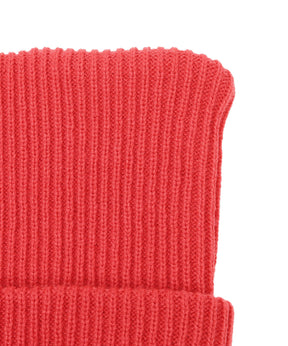SQUARE RIB KNIT CORAL