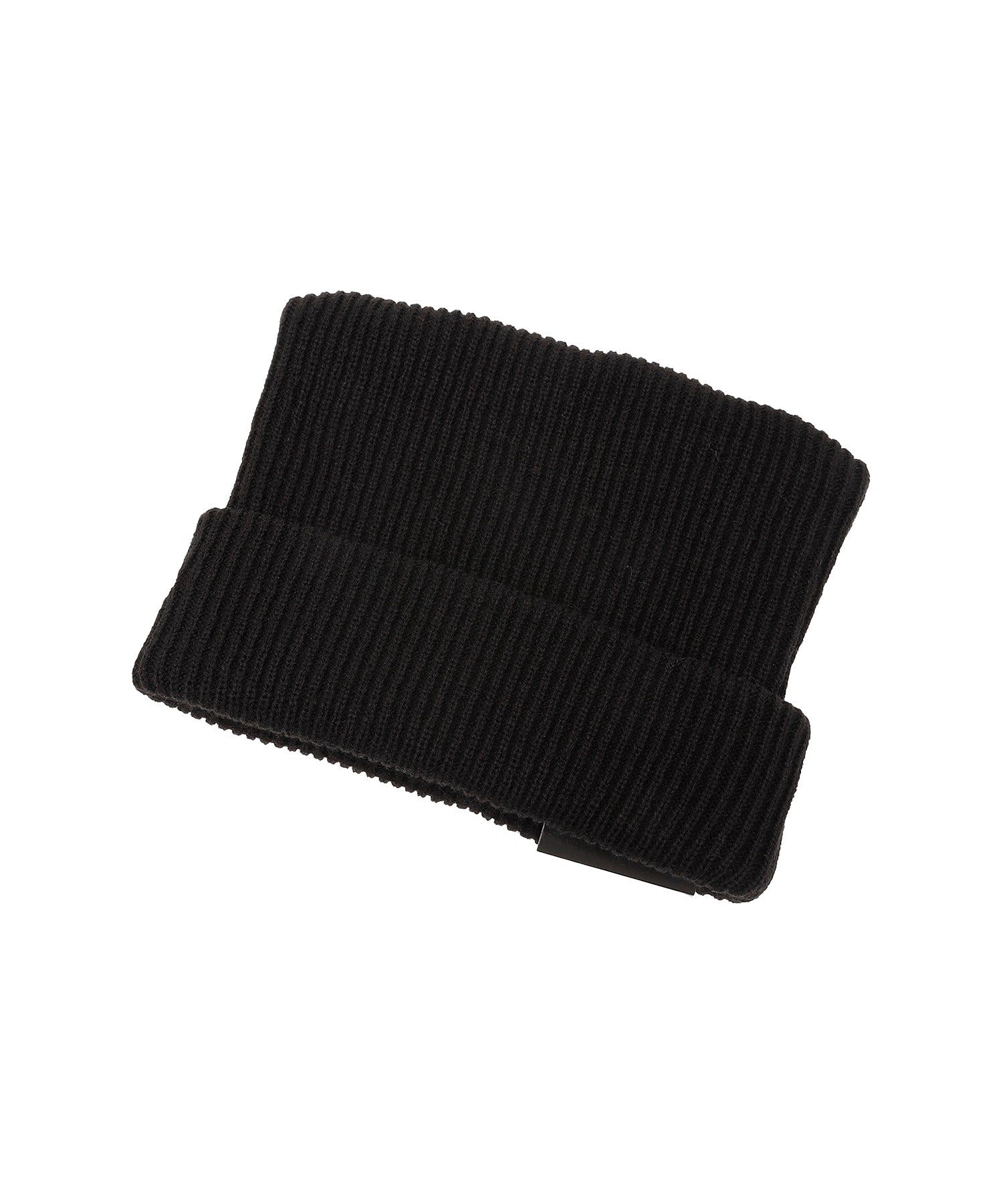 SQUARE RIB KNIT BLACK