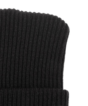 SQUARE RIB KNIT BLACK