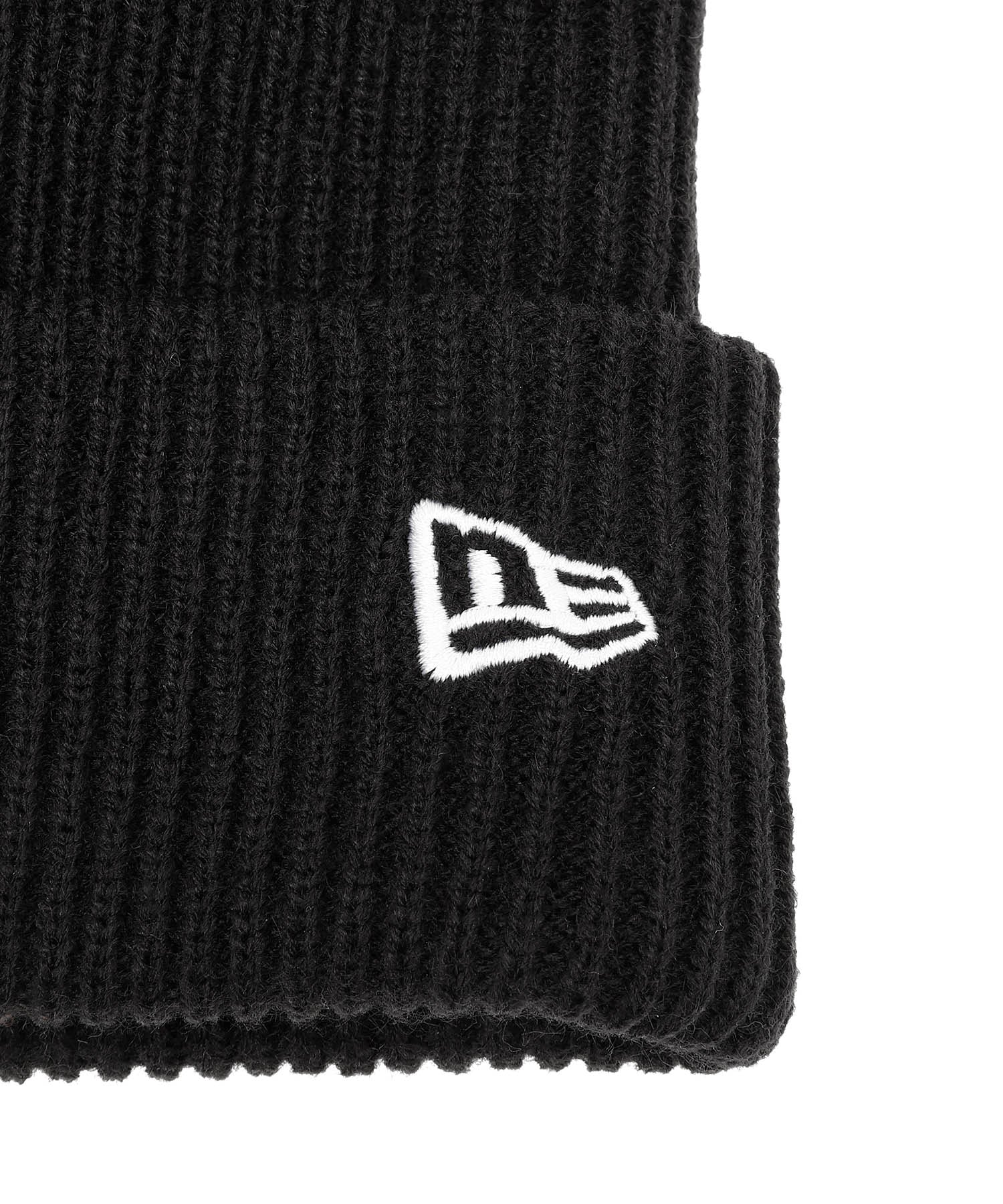 SQUARE RIB KNIT BLACK