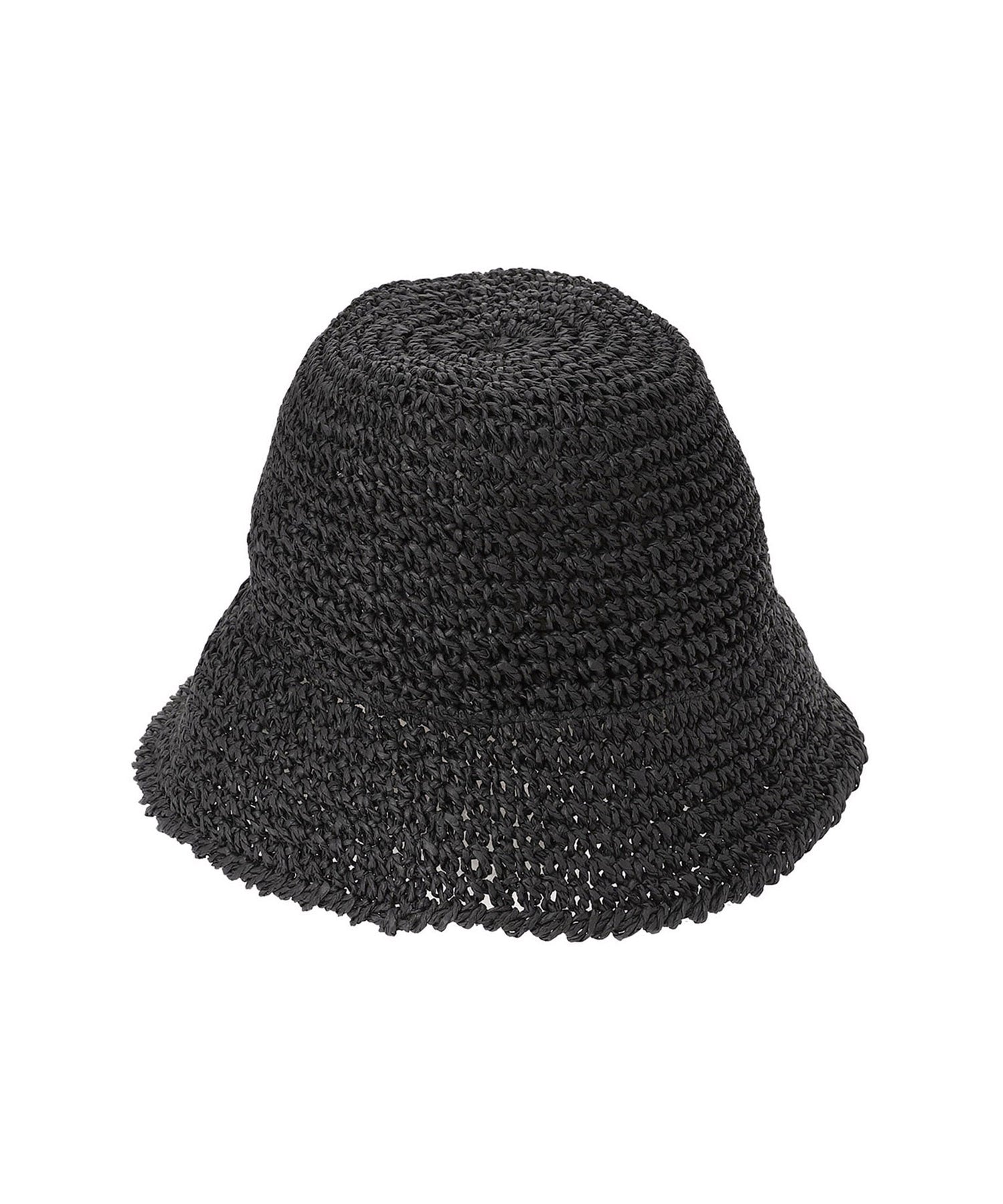 バケット01 セーラーブリム Paper Crochet Hat ブラック - NEW ERA