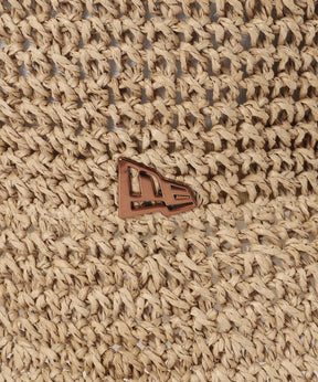 バケット01 セーラーブリム Paper Crochet Hat ベージュ