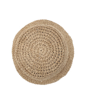 バケット01 セーラーブリム Paper Crochet Hat ベージュ