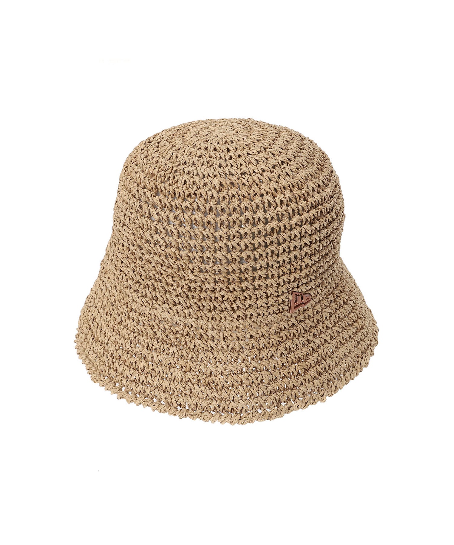 バケット01 セーラーブリム Paper Crochet Hat ベージュ - NEW ERA