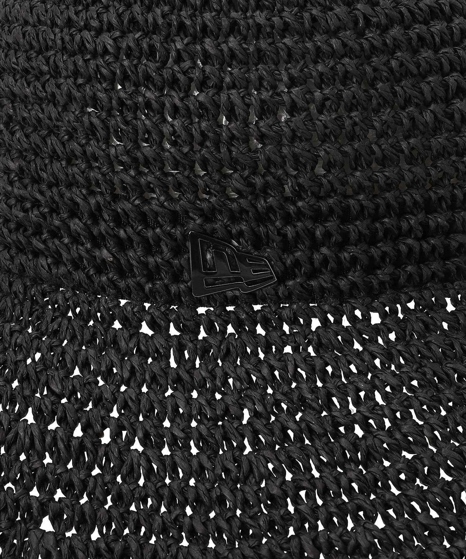 アドベンチャー ワイドブリム Paper Crochet Hat ブラック