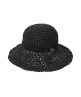アドベンチャー ワイドブリム Paper Crochet Hat ブラック