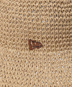 アドベンチャー ワイドブリム Paper Crochet Hat ベージュ
