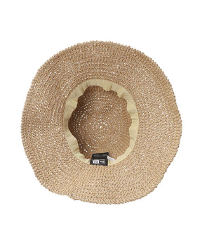 アドベンチャー ワイドブリム Paper Crochet Hat ベージュ