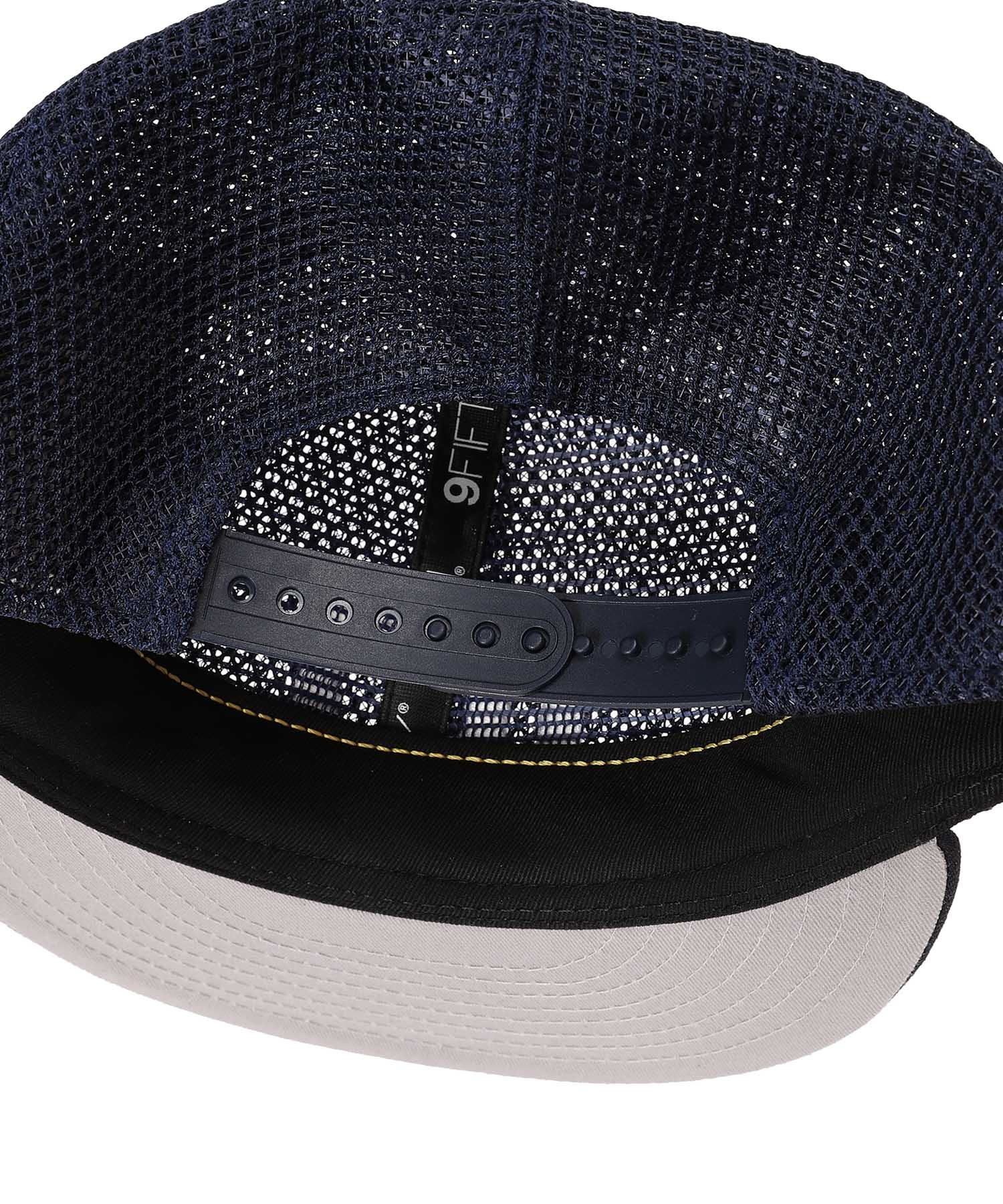 RC 9FIFTY Flat Visor powered by GORO (min-nano) ダブルメッシュ ネイビーメッシュ/ネイビー