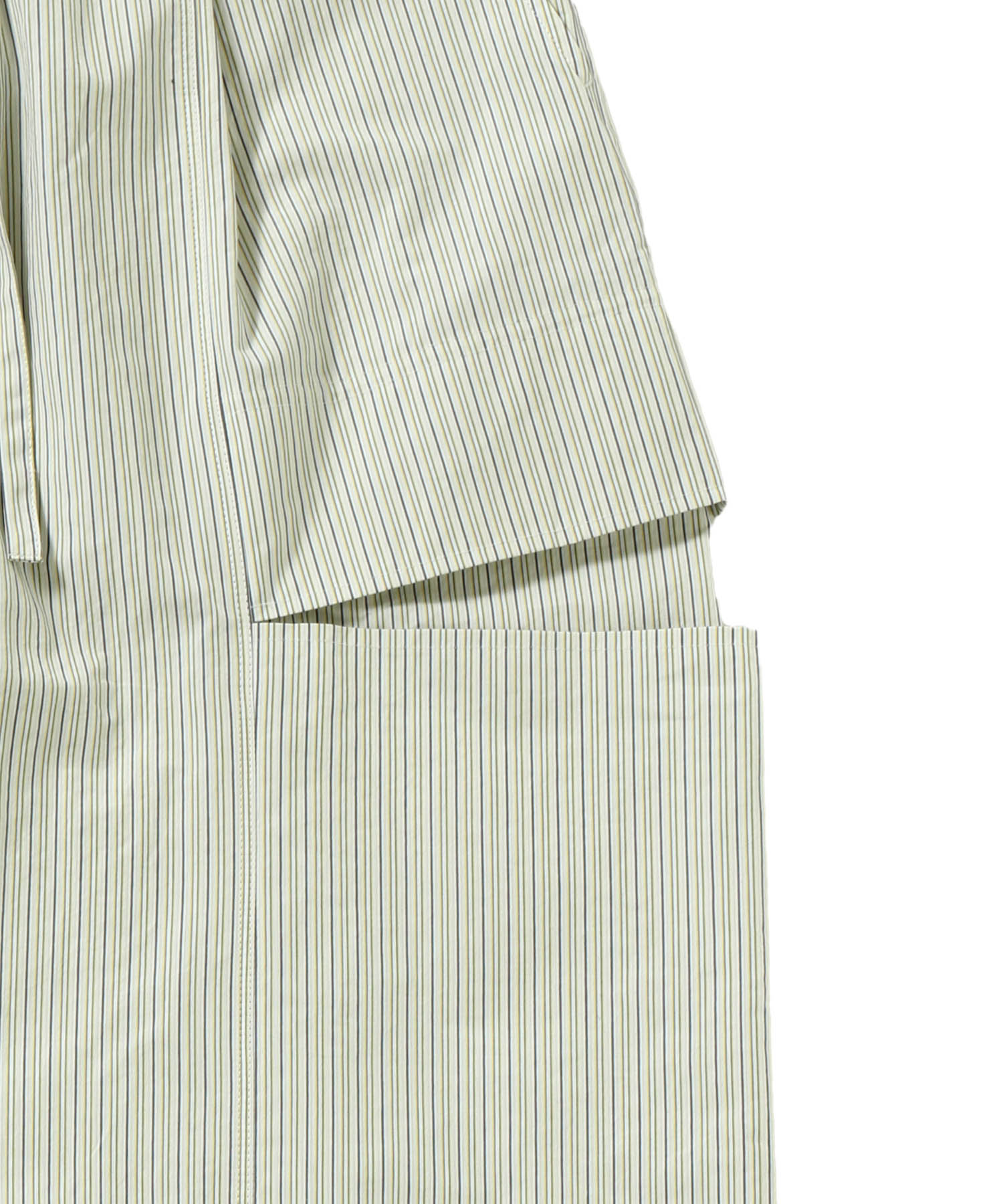 finx stripe bow silhouette pants