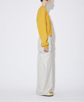 finx stripe bow silhouette pants