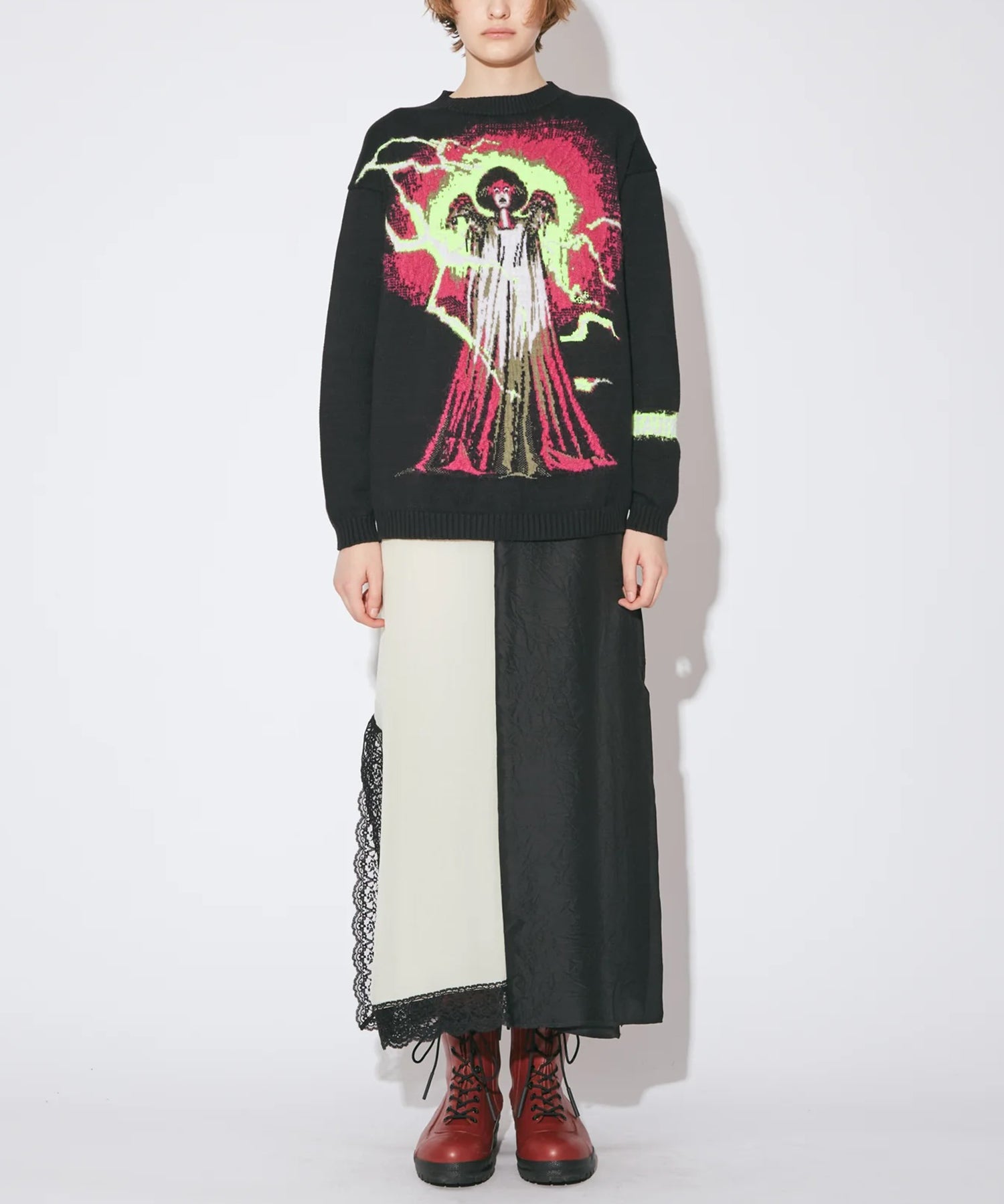 bride of FRANKENSTEIN knitted pullover