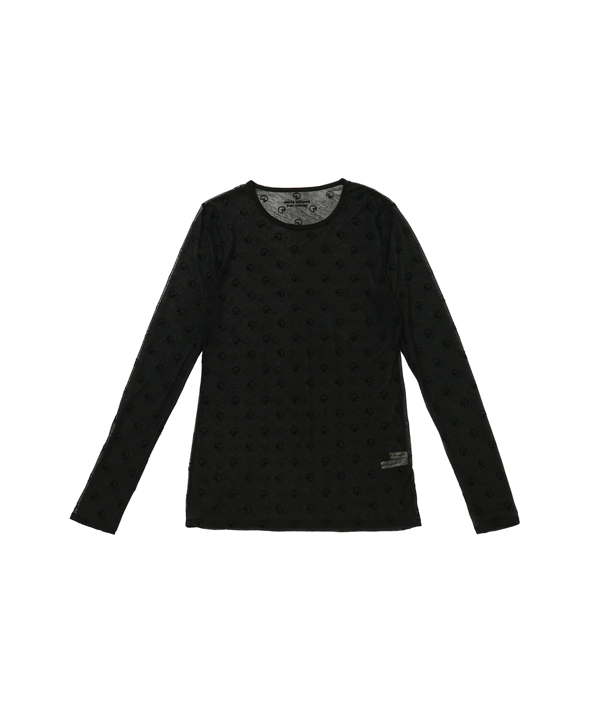 Pac-Man Sheer Jersey Crew Neck Top