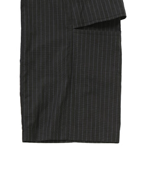 cotton suiting trompe loeil pants