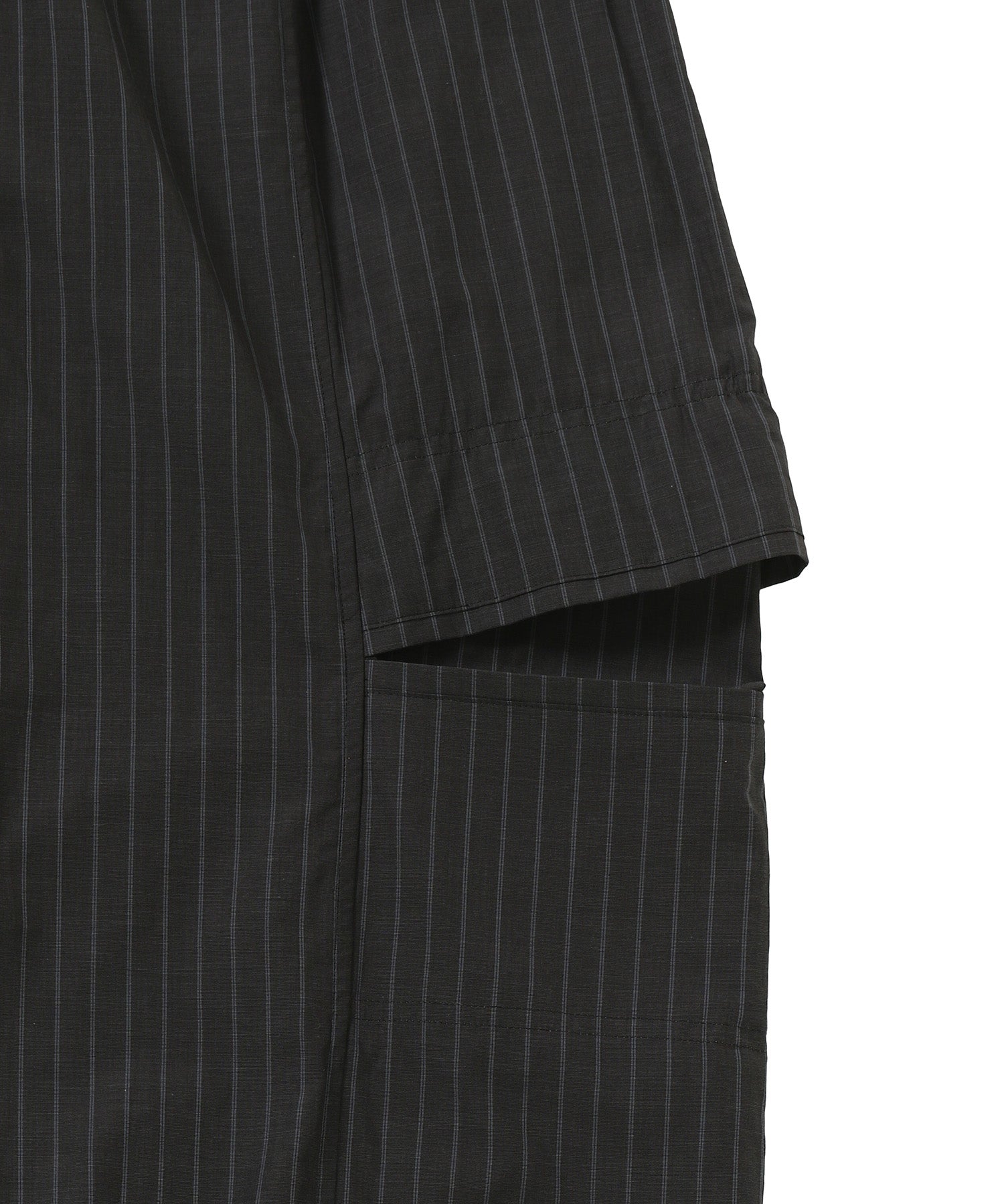 cotton suiting trompe loeil pants