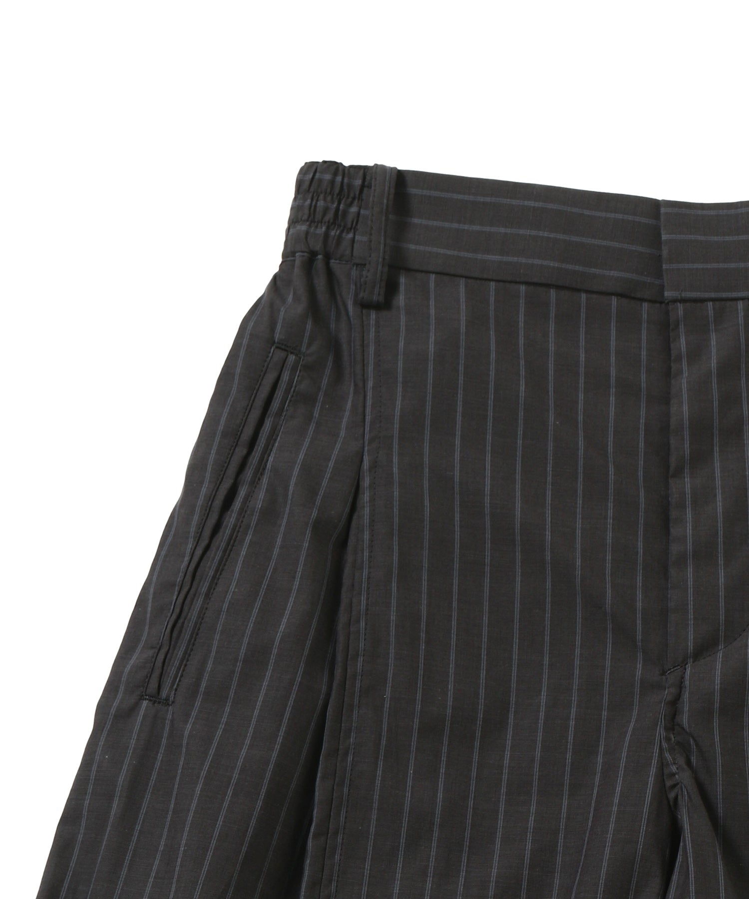 cotton suiting trompe loeil pants