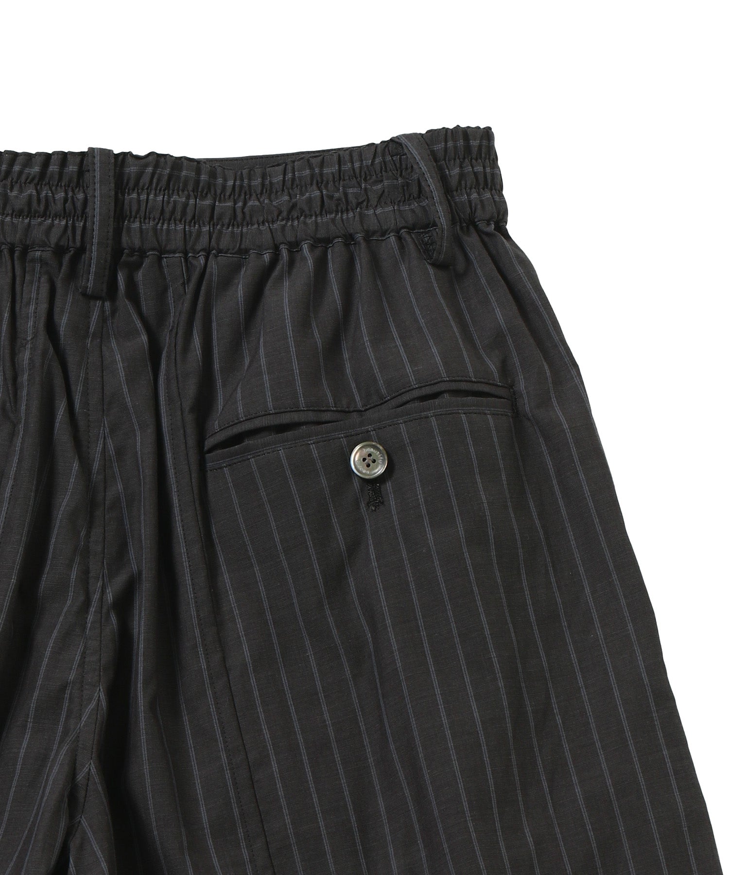 cotton suiting trompe loeil pants