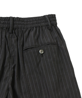 cotton suiting trompe loeil pants