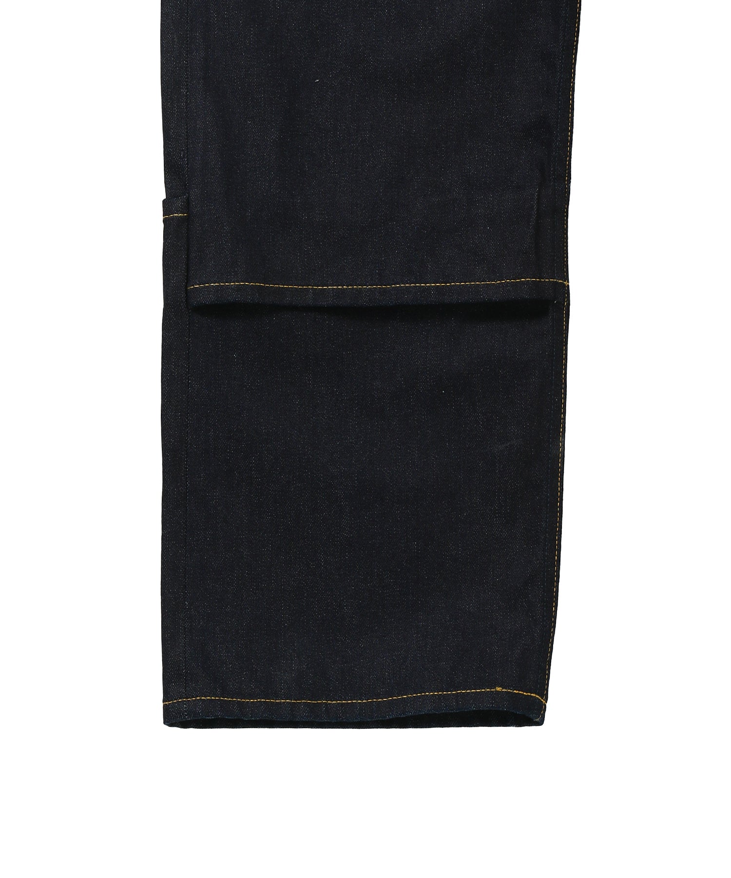 selvedge denim flip hem pants