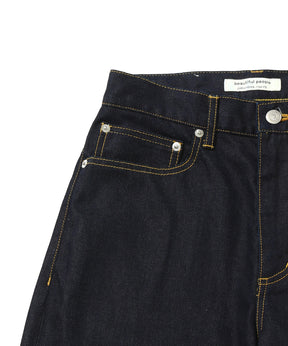 selvedge denim flip hem pants