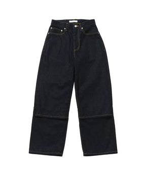 selvedge denim flip hem pants