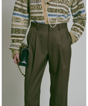 WASHABLE WOOL CHRYSLER PANTS